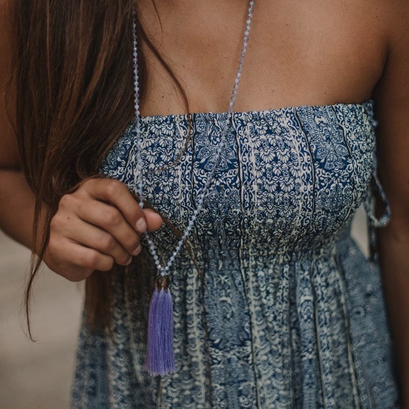 Miss Kitsch - Strapless Tiered Boho Summer Dress - Picture 5 of 7